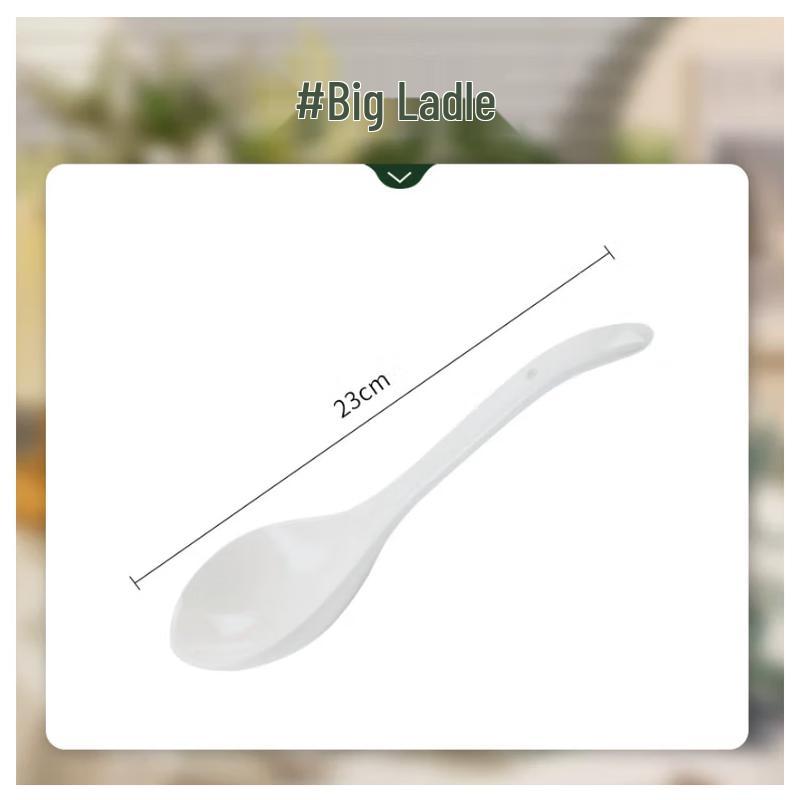 Elegant Rose Garden Ceramic Dinner Spoon