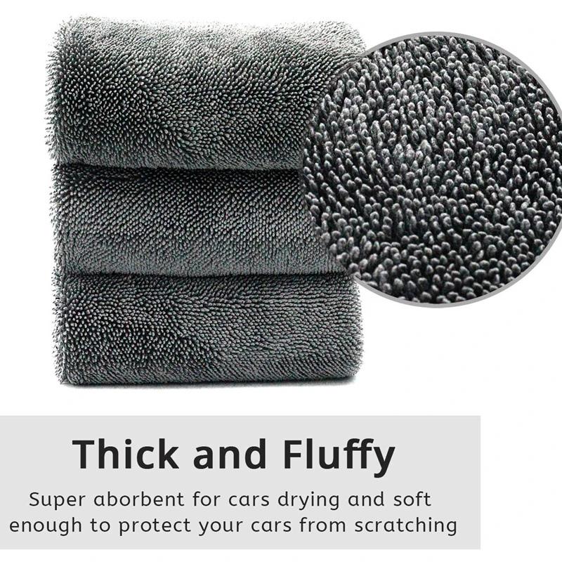 Cleaning Drying Cloth Towels for Cars Washing Polishing Waxing Detailing Towels Microfiber Twist Car Wash Towel Professional Car
