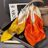 14momme 100 Natural Twill Silk Scarf for Women 65cm Neck Tie Double side Shawl Wrap High Quality Square Hijab Scarves