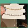 Star Jewelry Star Shape Zircon Bracelet With Gold Finish For Women Gift Ideas