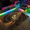 Leeds United Voetbal Ontwerp Kristal Fluweel Tapijt Gezellig Niet?Antislip Bedrukt Tapijt Voor Slaapkamer Woonkamer Entree