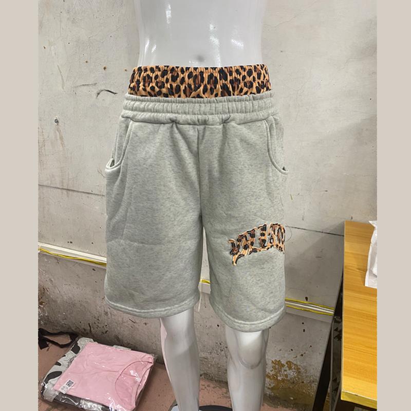 European and American Y2K Letter Embroidery Street Casual Men's and Women's Shorts