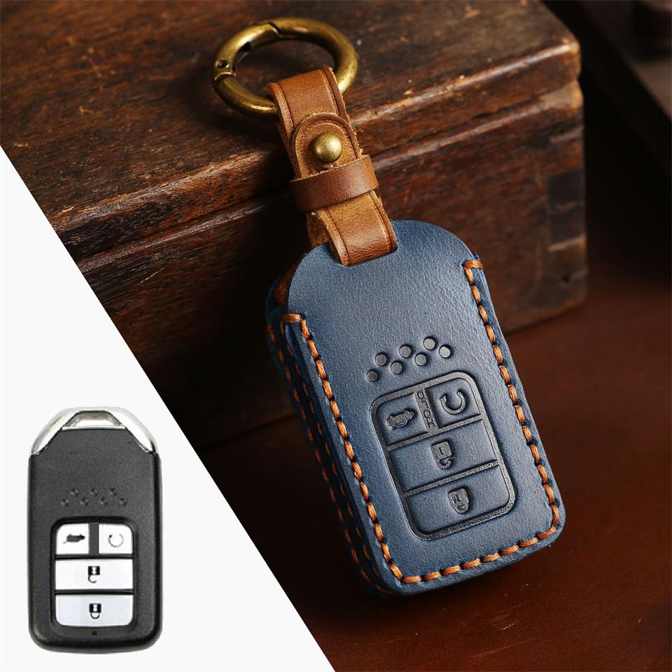 Car Key Case Key Shell Set for Honda CR-V ACCORD ODYSSEY CIVIC Ect All-inclusive Protection Keychain Accessories Holder Shell