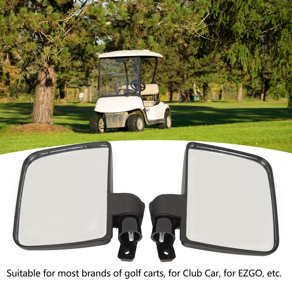 Golfwagen Spiegel 2er Pack Seitenspiegel Golfwagen Rückspiegel für Club Car für EZGO