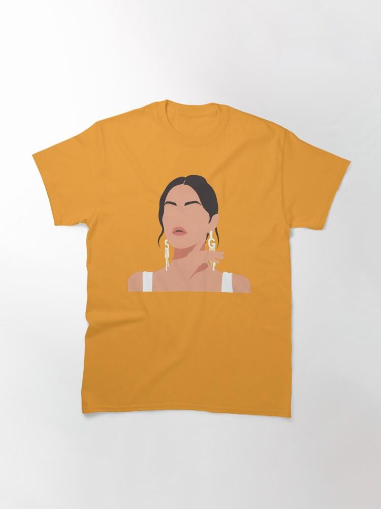 Selena Gomez Lineless Illustration Classic T-Shirt