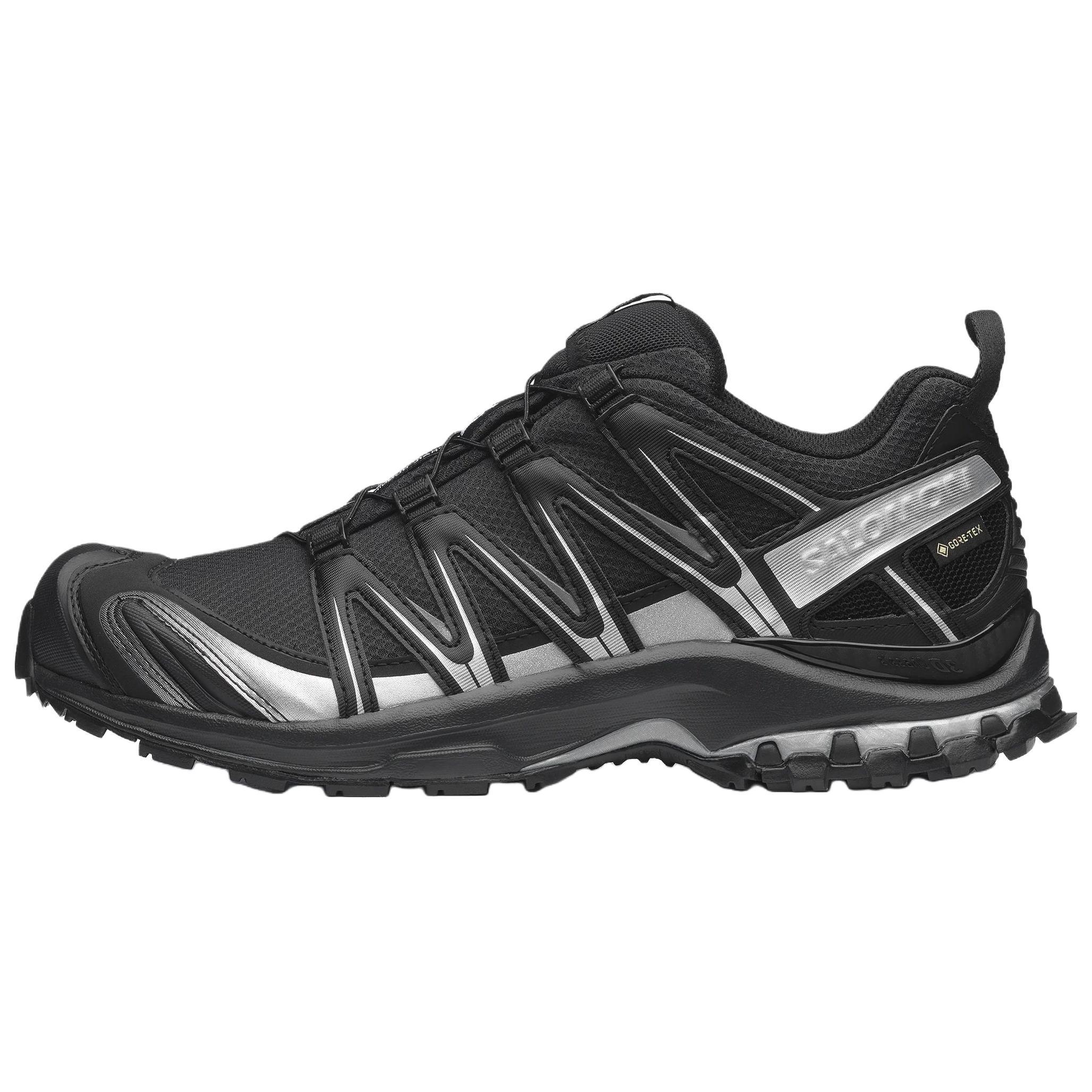 Salomon XA Pro 3D Comfortable Trail Running Shoes Unisex sneakers Black Silver 492143 43⅓