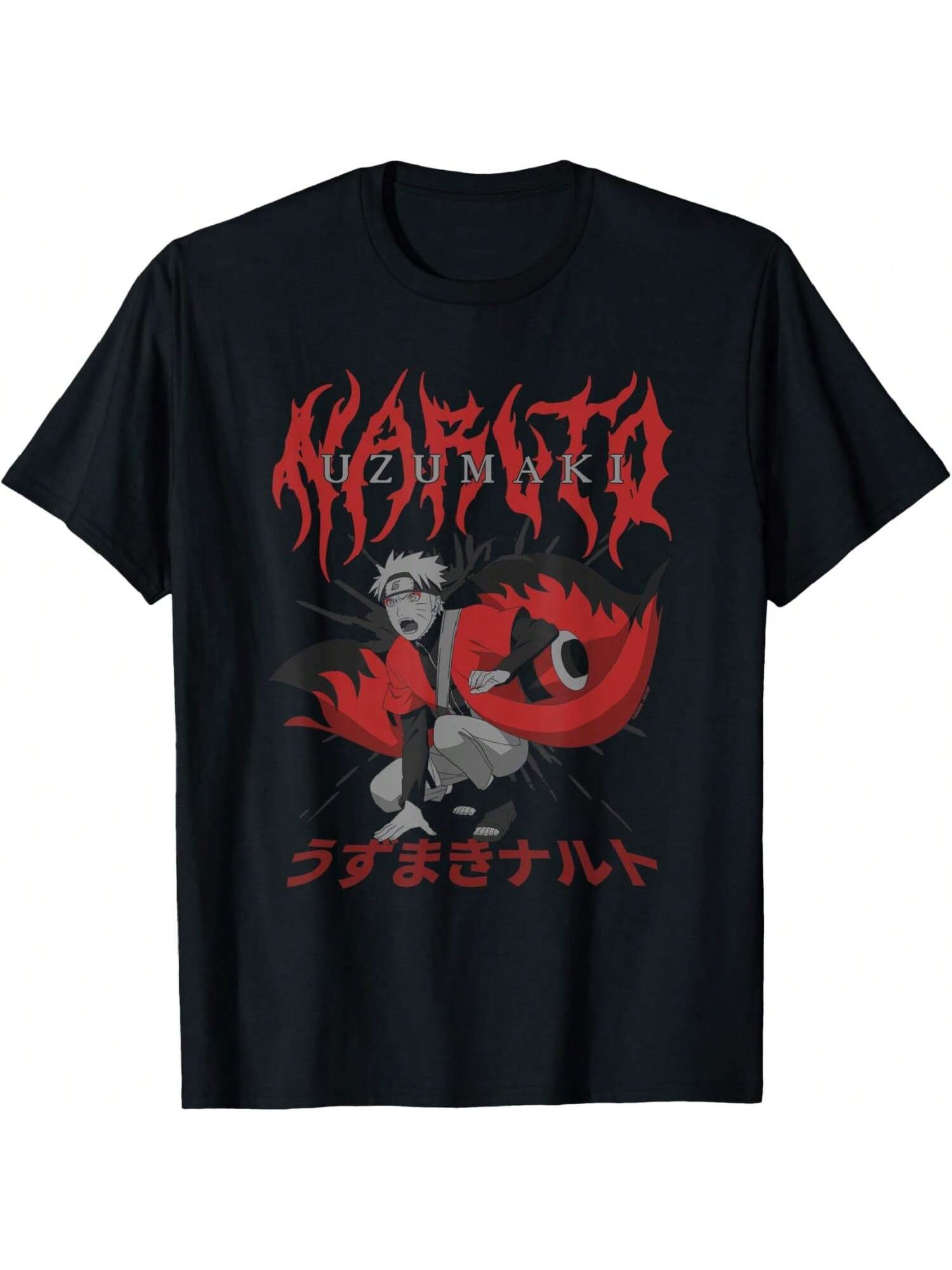 Narutos Shippuden Red Heavy Metal Narutos Anime T-Shirt S разноцветный