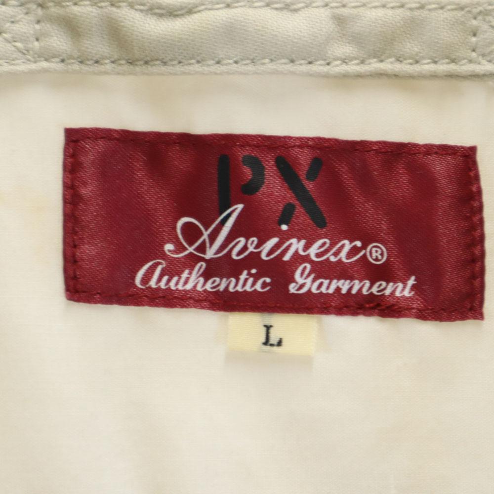 AVIREX Zip Jacket L Grege Women Used
