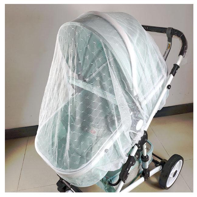 Universal Baby Stroller Full-Cover Mosquito Net - Dustproof & Encrypted Fabric