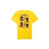 Vans Mikey T Shirts Unisex Yellow Crew Neck Moderate Straight Fit VN0A4RP785W