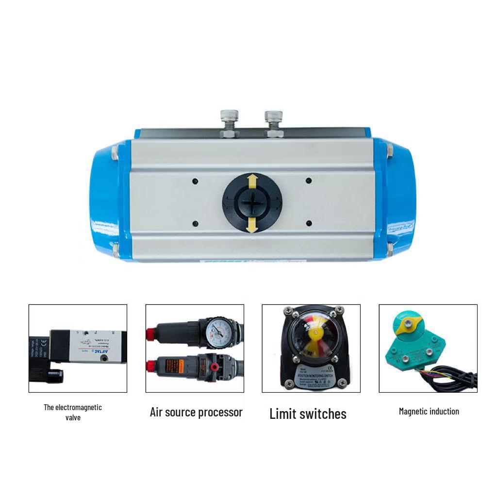 Pneumatic Stainless Steel 3-Piece Female Threaded Ball Valve Q611F-16P, High Platform