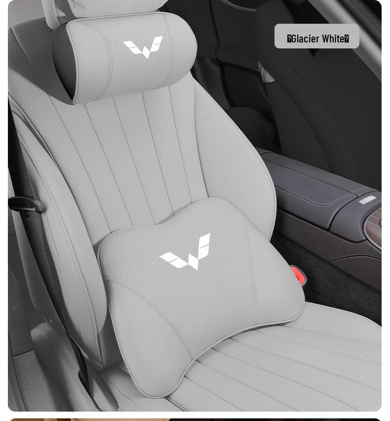 Cuscino per Poggiatesta e Supporto Lombare per Auto Wuling Hongguang per Modelli S/PLUS/S1/S3/V/Jiachen/Rongguang