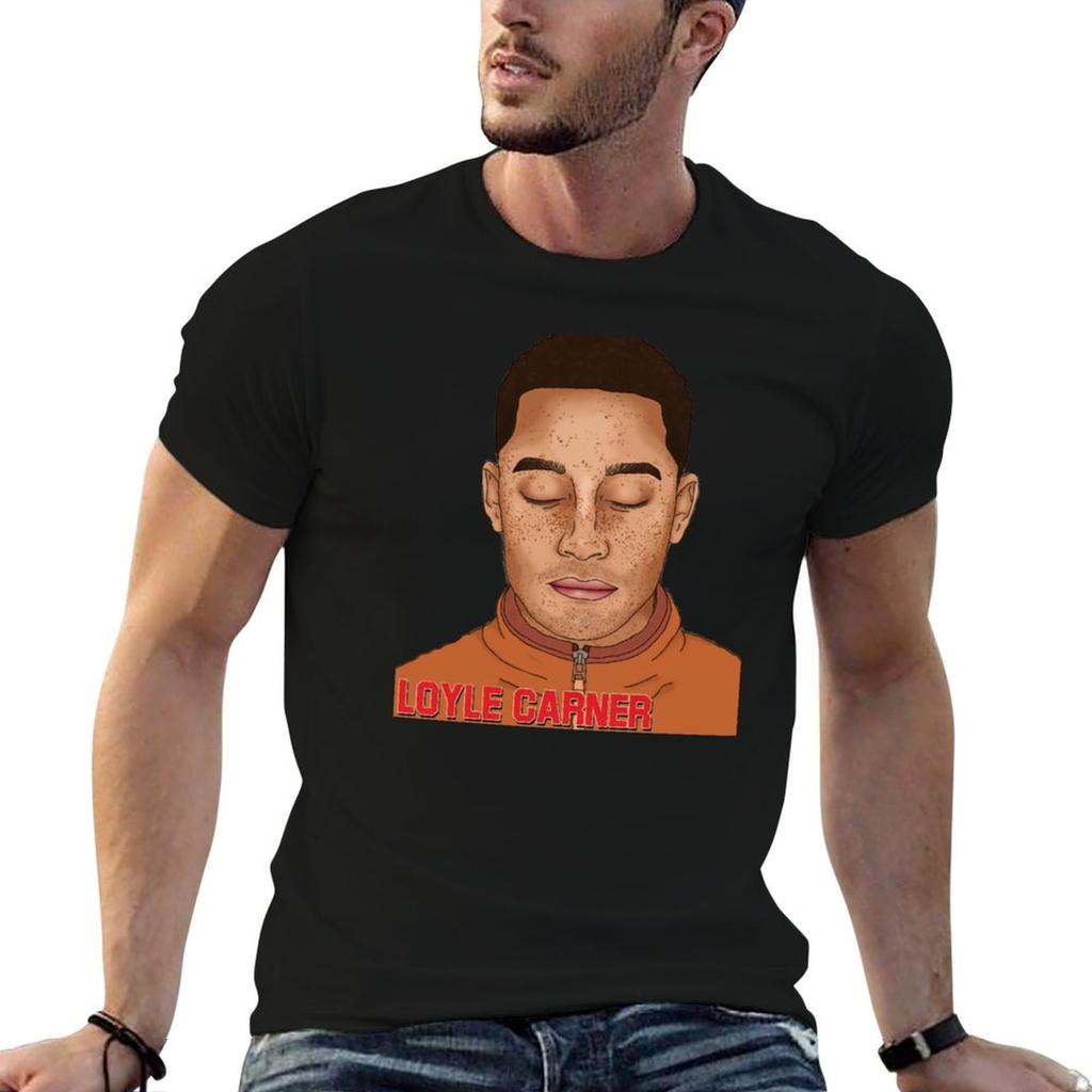 Loyle Carner Art Print TShirt Casual Light Summer Short Sleeve Top