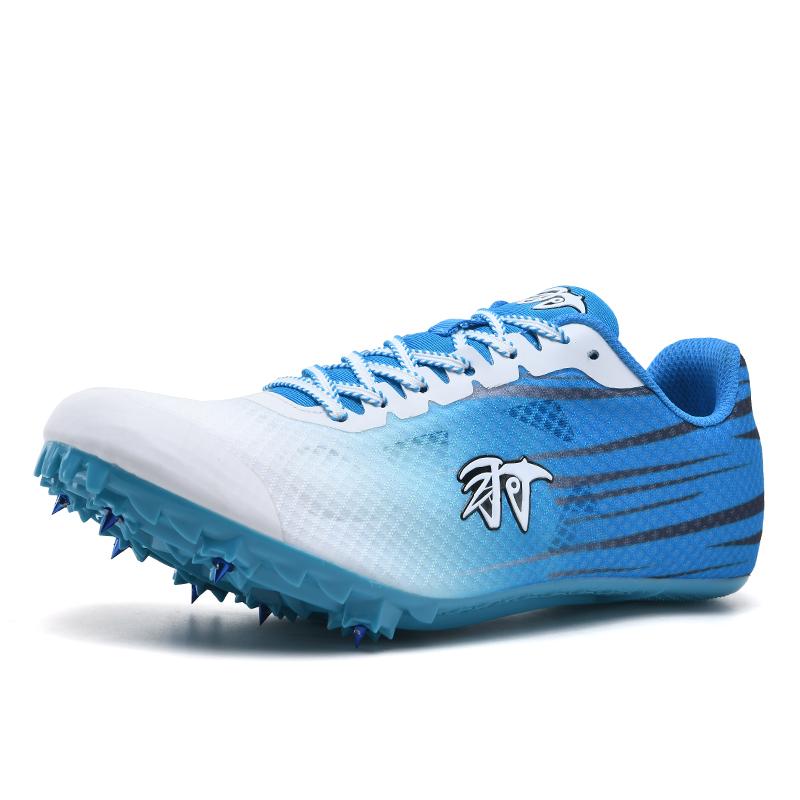 

Взуття для легкої атлетики для спортсменів Комфортне дихаюче нековзаюче взуття для чоловіків Жіноче бігове взуття Швидке взуття з шипами EU45