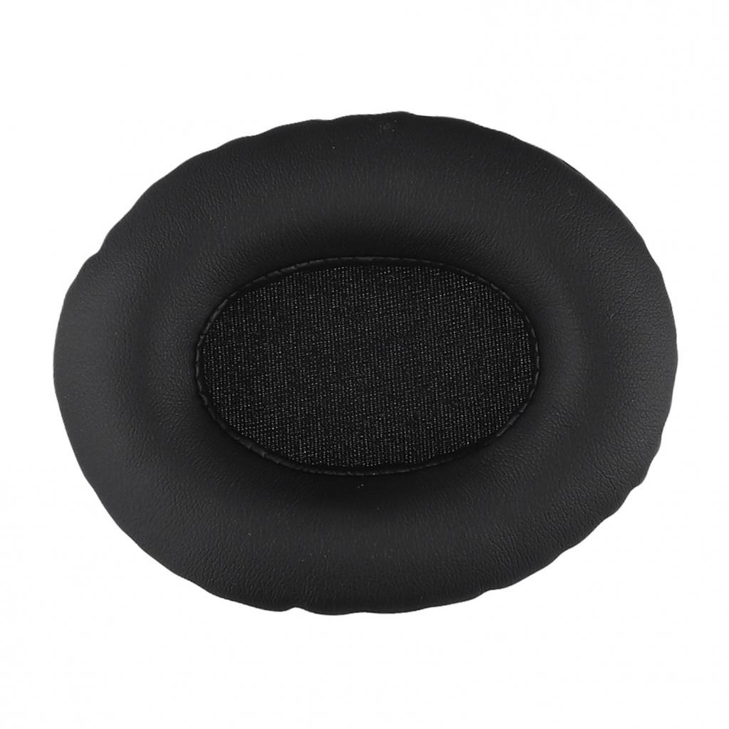 Cushioned Feel Comfort Headphone Cushion Oval Headphone Pad Sponge Leather Pad