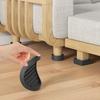Round Shape Furniture Coasters Anti-Slip Design Chair Feet Stoppers  Sofas