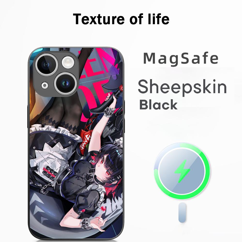 

Ellen joe cute game pattern girl design Phone Case For iPhone 17 16 15 14 13 12 Plus Pro Max High-end Luxury Magsafe Sheepskin iPhone 12