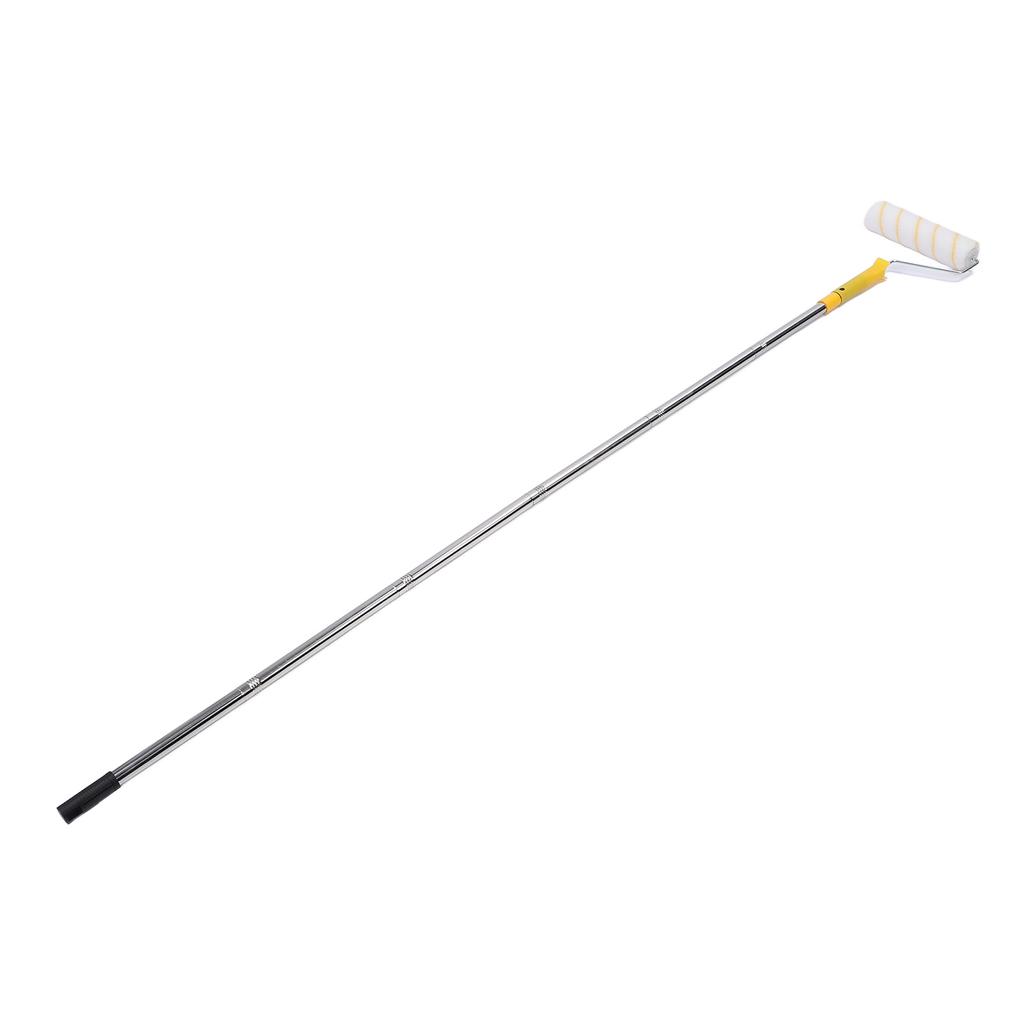 Paint Roller Kit with Covers Stainless Steel Rods Brush Tray Professional Wall Painting Tool Kit for Ceiling Furniture