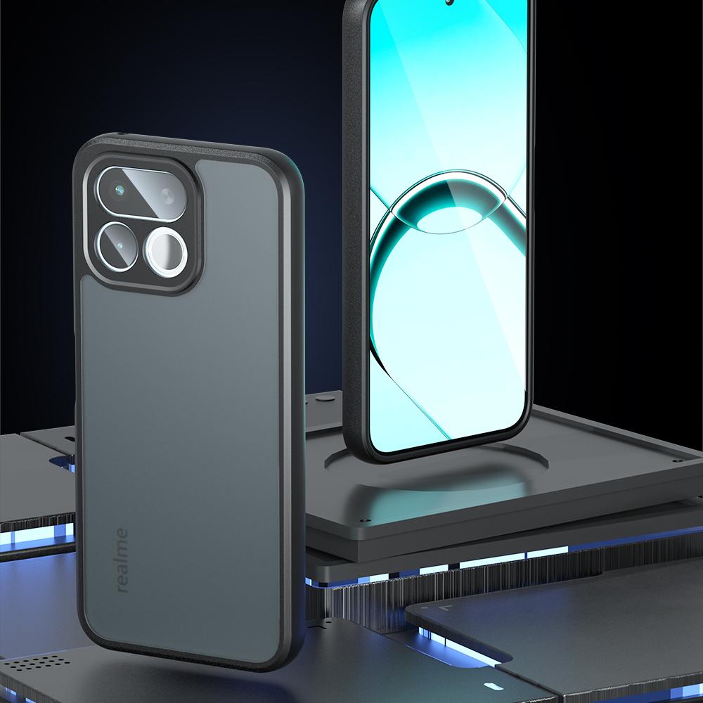 Für Realme 16 Pro+/16 Pro/16T Hülle Premium Semi-Transparent Hautfreundlich Ultradünn Wärmeableitung Anti-Rutsch Bumper Abdeckung Funda