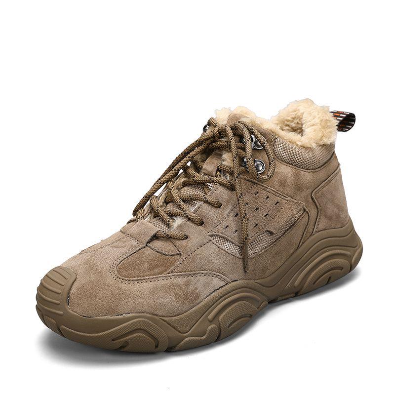 

Men s Waterproof Non-Slip Velvet-Lined Winter Snow Boots for Hiking and Outdoor Sports 38