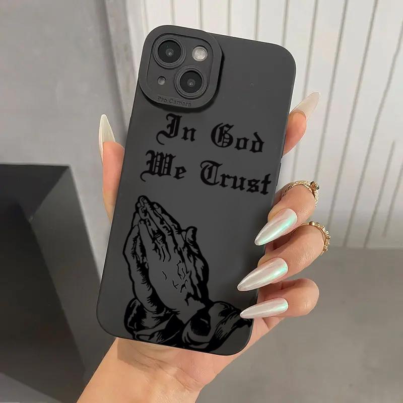 

Hip Hop Money Hand Slogan Pattern Phone Case for iPhone 17 16 15 14 13 12 11 16E Series Pro Max Plus Double Layer Protection iphone 16 Plus