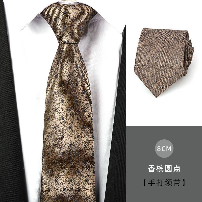 Tie Men'S Dress Business Handsome Blue Strip Zipper Professional Wedding Groom Korean Version Zipper Hand Tie