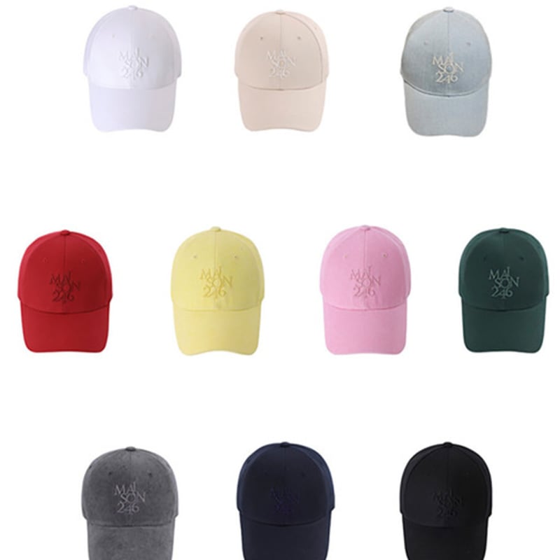 MAISON246 Signature Overfit Ball Cap (11 colors)