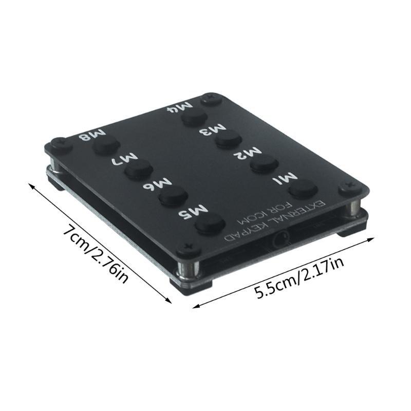 Externí klávesnice Rádio Klávesnice pro rychlé ovládání pro vysílačky Zlepšuje zážitek