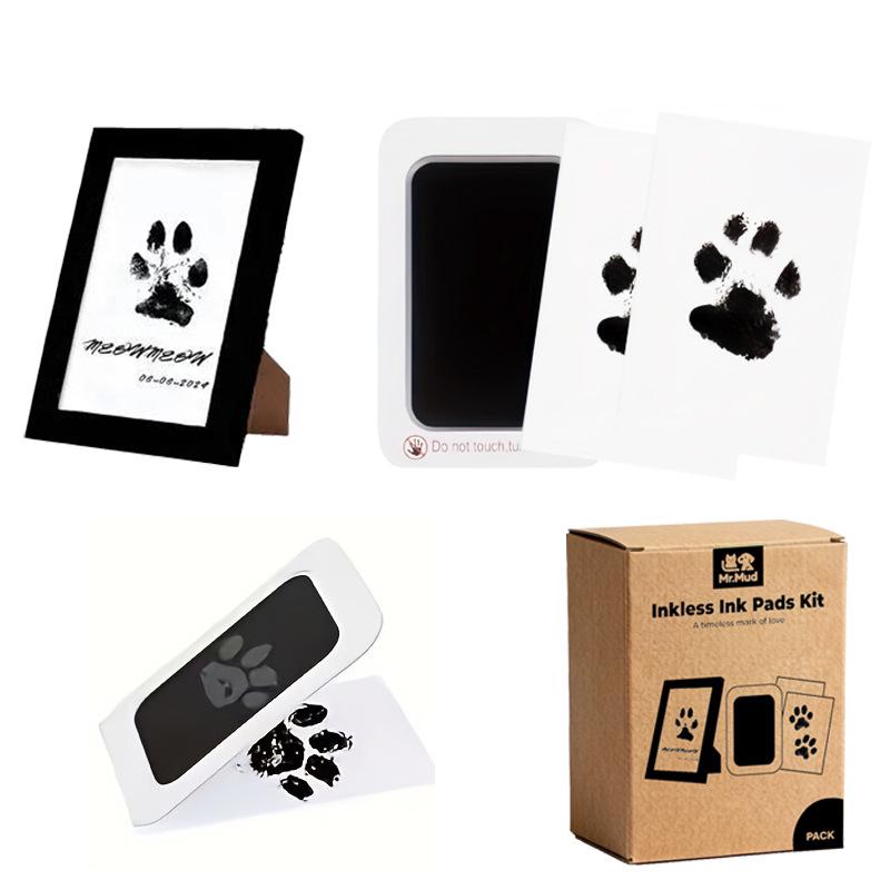 Pet Paw Print Memorial Tabletop Decoration for Cats and Dogs