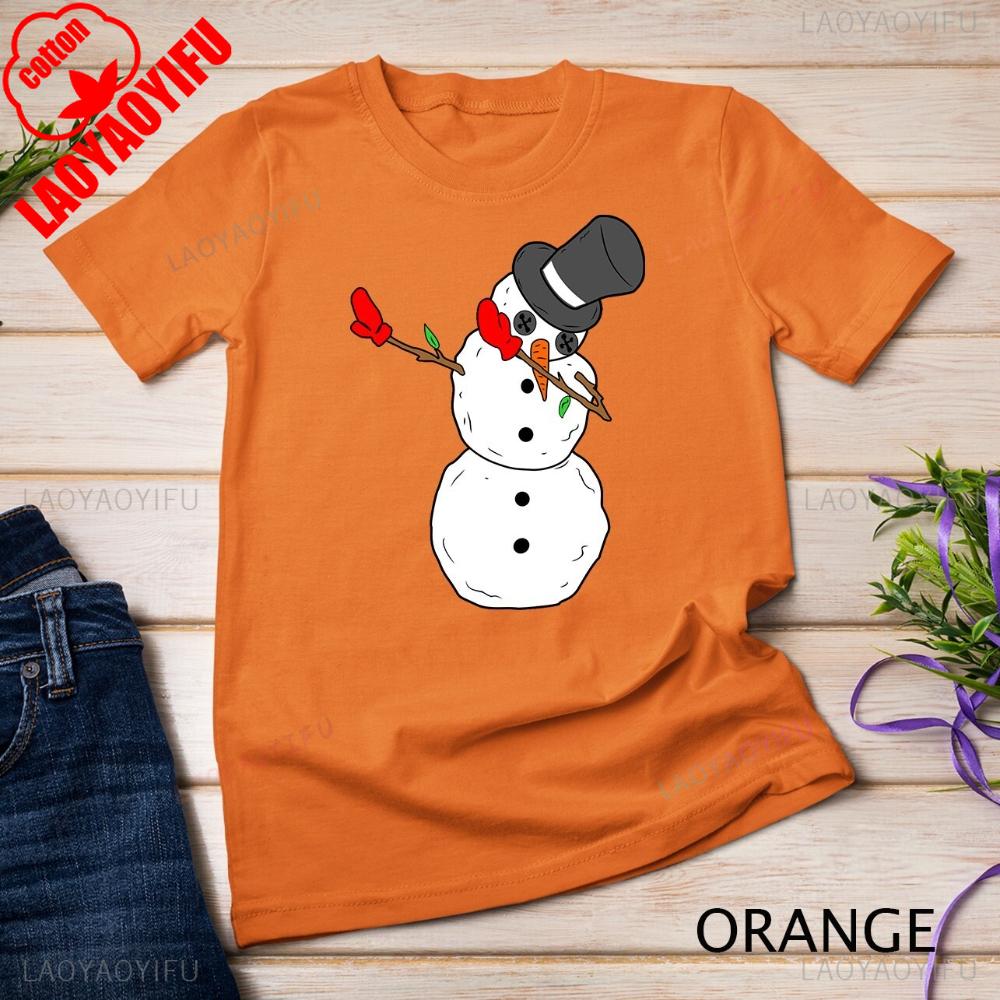 

Funny Christmas SnowUnisex Dabbing Tshirt Great Snow Unisex Xmas Gift Unisex Tshirt Unisexs Daily Life Casual Cotton Tee Women Xmas Tops S