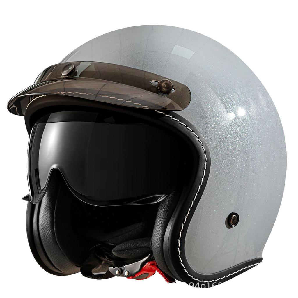Retro Eagle Head Three-Quarter Motorcycle Helmet