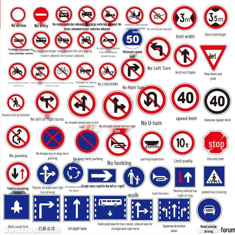 Reflective Aluminum Traffic and Construction Sign Boards