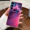 For Samsung Galaxy S25 FE S25 Edge S25 Slim S25+ Cases Clear Soft TPU Back Cover For Samsung S25 Plus Cute Rabbit Cat Phone Case