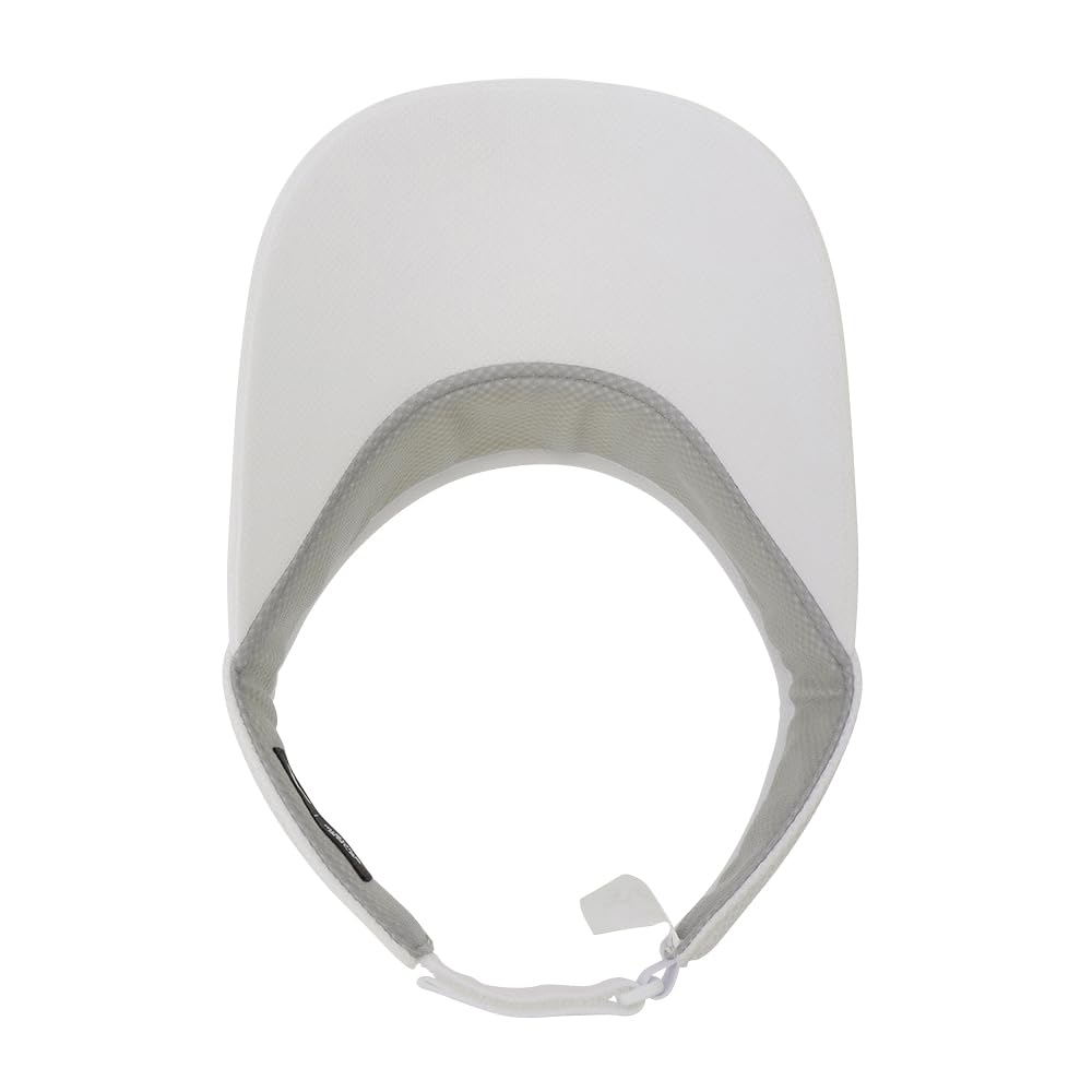 Mizuno Mesh E2MWB222 Women's Visor, Logo, Deodorizing, White,