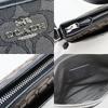Used COACH Shoulder Bag F29960 Signature Canvas/leather Gray Black Casual