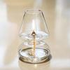 Clear Glass Oil Lamp Cover Candlestick Windproof Candle Holders Oil Lamp Lighting Lantern Lampshade Romantic Home Decor