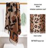 Leopard Print Imitation Cashmere Scarf Shawl