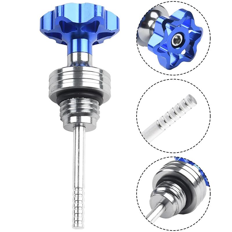 1Pc Oil Dipstick Filler Cap Plug For Scooter Motorcycle Engine Engine Crankcase Oil Level Gauge Universally Oil Dipstick