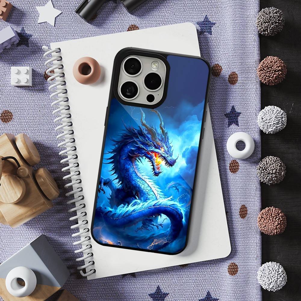 Animal Dragon Ferocious For iPhone 16,14,13,15,11,12,17,Plus,Mini, Pro,For Magsafe,Max,Magnetic Wireless Charging Case
