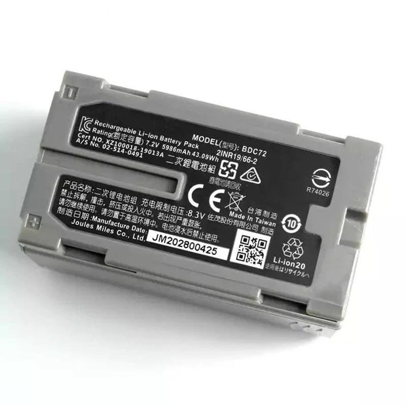 BDC72 Rechargeable Lithium Battery for Topcon GM-52 Total Station Survey Instruments
