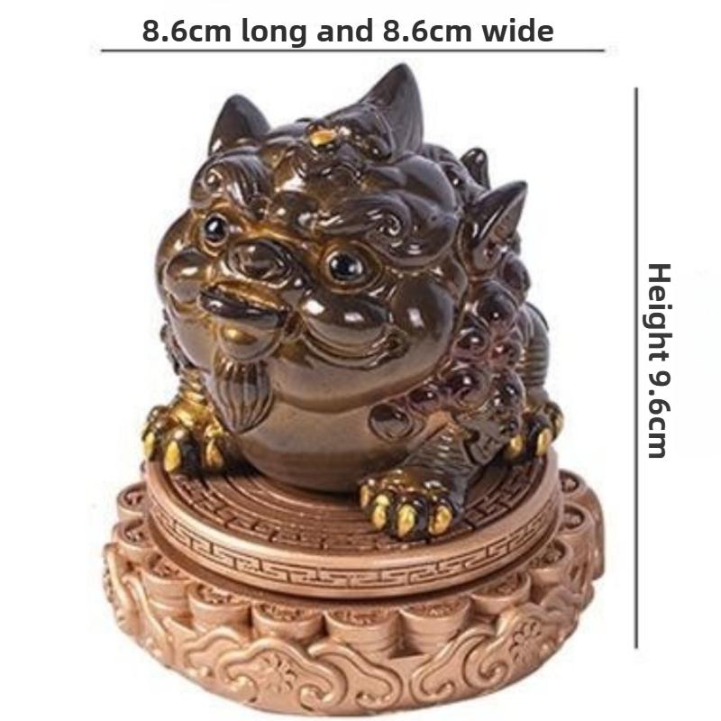 Colorchanging Tea Pet Ornament Boutique Can Raised Rotating Pixiu Tea Table Tea Tray Tea Ceremony Accessories Kung Fu Tea Tool