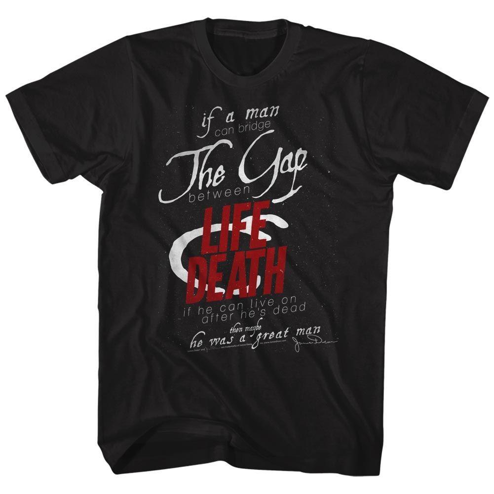 James Dean Lifeanddeath Black Icon Shirt S