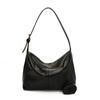 Fashion Solid Color PU Zipper Women's Shoulder Bag 2026 New Soft Versatile Simple Handbag Large Capacity Popular Crossbody Bags