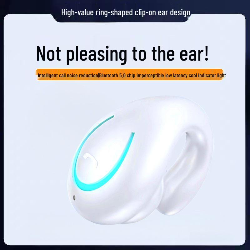 

YX08 Clip-on Bluetooth Earphones: Comfortable, High-Quality Sound, Painless In-Ear Wearable.