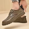 Mens Casual Shoes All-match Leather Men Formal Business Leather Shoes High Quality Male Casual Shoes Lace Up Shoes Oxfords Flats