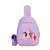 Borsello petto stampato Anime Cartoon K-Pop Demon Hunters Kawaii per Ragazzo Ragazza Borsa a spalla Studente Borsa a tracolla portatile Borsa petto di Natale Regalo per bambino