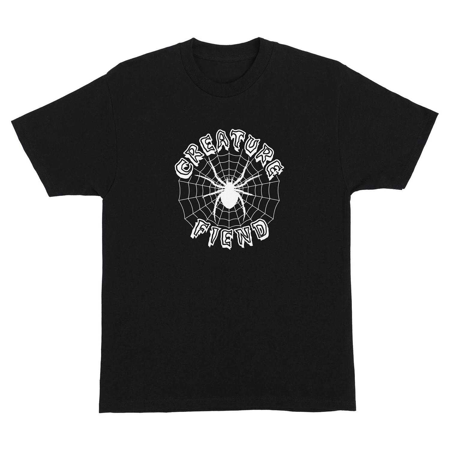 Creature Skateboard T-Shirt Web Relic Black 4XL