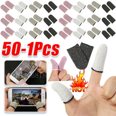 Breathable Game Controller Sweat Delicate Design Durable Finger Sleeves Mobile Proof Thumb Cover Sleeve 1 Pair for PUBG