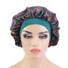 New Amoeba Satin Round Cap Elastic Wide Brim Night Cap Shower Cap Beauty Salon Cap