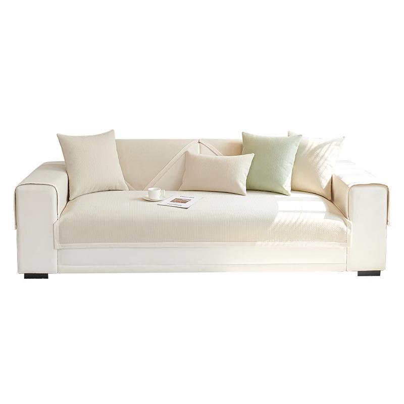 Sofa Cushion Non-Slip, Universal In All Seasons, Small Fresh Cream Wind, Simple Modern Sofa Seat Cushion Cover, Sofa Cover Towel